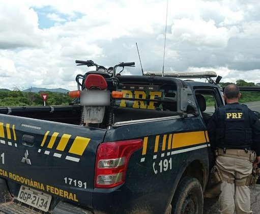 PRF recupera no Rio Grande do Norte motocicleta que foi furtada no estado de São Paulo