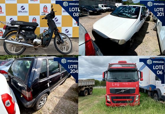 Leilão da PRF/RN tem carro a partir de R$ 2 mil e sucatas a R$ 100 – veja edital