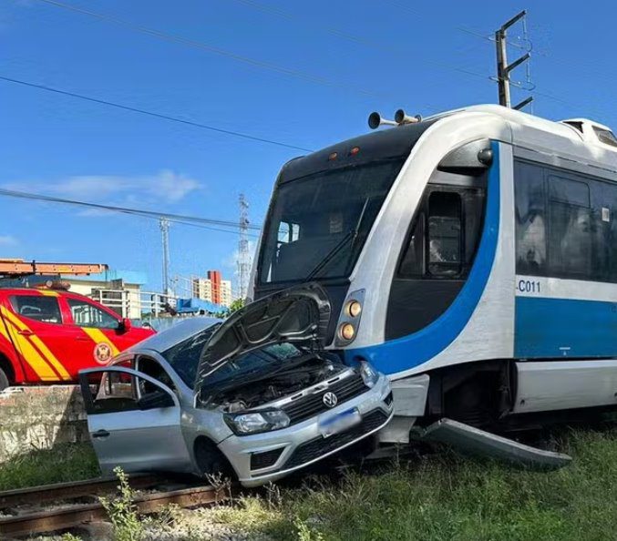 Fotojornalismo: Trem não tem freio diz o ditado popular