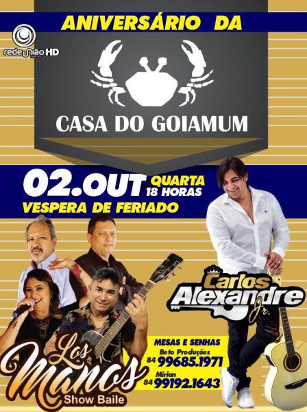 Casa do Goaimum comemora oito anos com grande festa nesta véspera de feriado