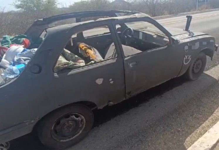 Famoso “Chevette Conversível” finalmete é apreendido pela PRF no interior do RN