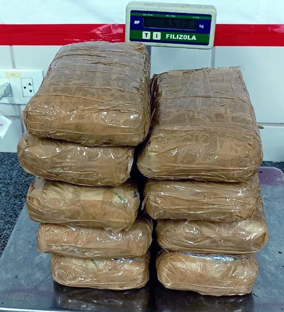 PF prende amazonense com 8,5 kg de maconha no Aeroporto de Natal em São Gonçalo do Amarante 