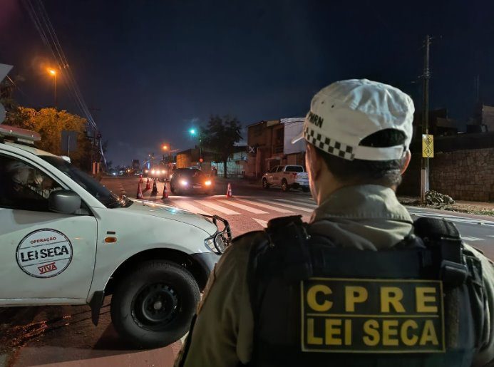 Blitz simultânea nas quatro zonas de Natal resulta em seis motoristas presos por embriaguez ao volante