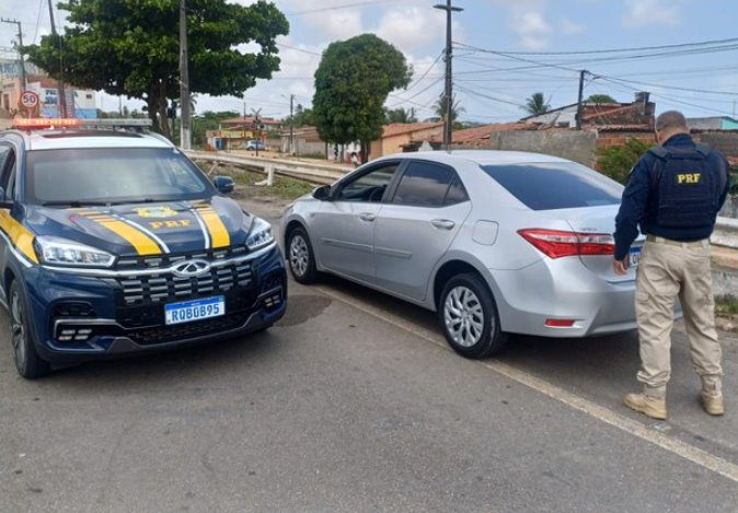 Clonado: PRF recupera em Natal veículo roubado em 2021 em Parnamirim