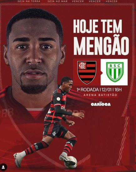 Na Arena Batistão: Flamengo e Boavista se enfrentam neste domingo (12) em Aracaju