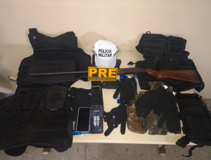 Blitz: Polícia Rodoviária Estadual apreende arma de fogo em São Gonçalo do Amarante