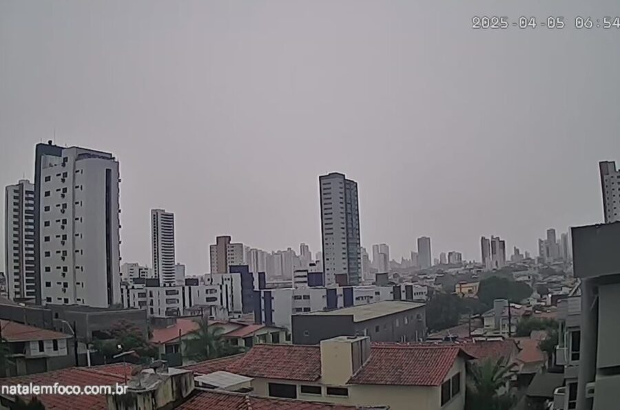 1º sábado de abril com chuva desde a madrugada em Natal, veja a previsão para hoje