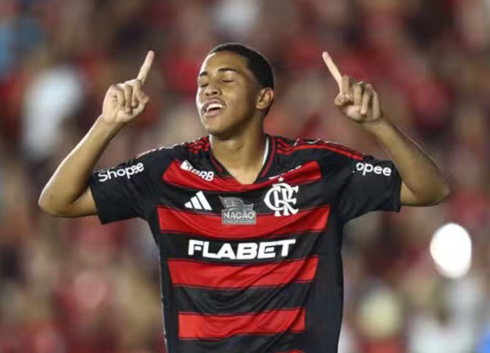 Jogo foi em São Luis/MA: jovem promessa de 17 anos dá vitória ao Flamengo diante do Botafogo-PB pela Copa do Brasil