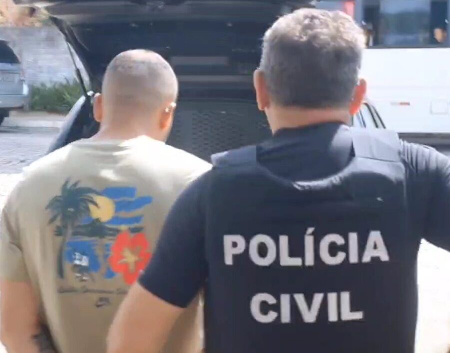 Vídeo – Polícia Civil prende suspeito de duplo homicídio ocorrido em Parnamirim