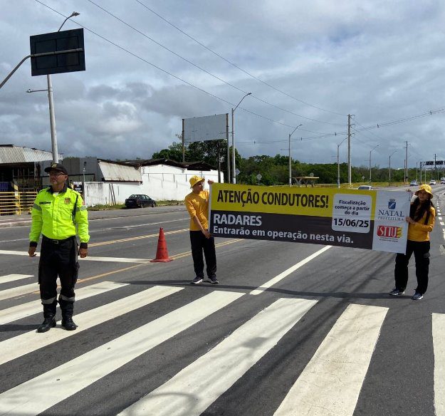 STTU inicia campanha de conscientização sobre limites de velocidade na Av. Felizardo Moura
