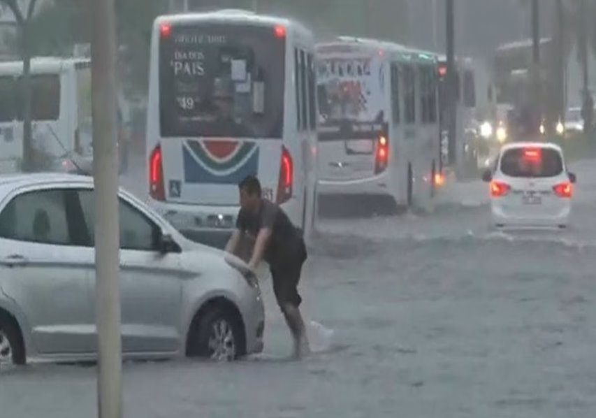 Grande João Pessoa registrou mais de 200 mm de chuvas em 24h