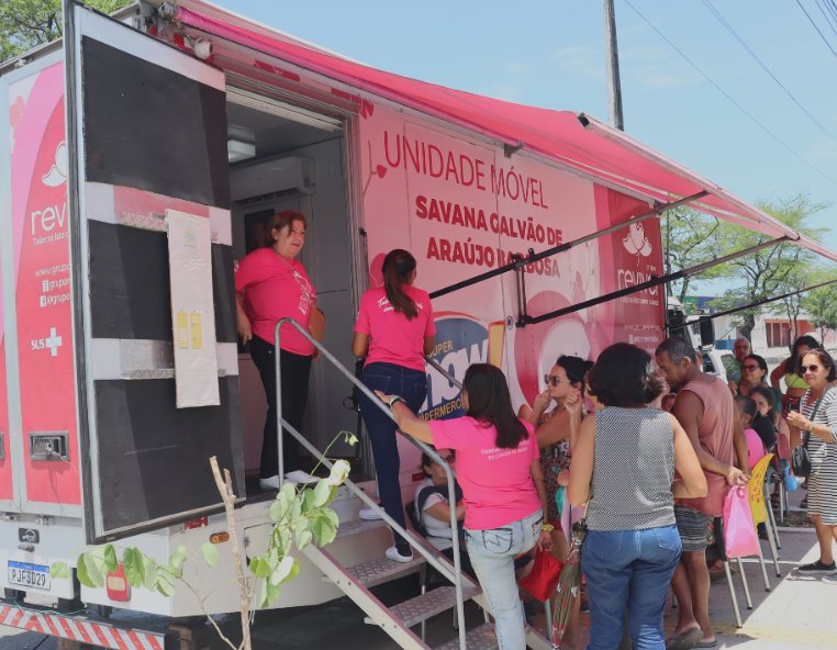 Utilidade Pública: Serviço itinerante de mamografia chega ao bairro de Felipe Camarão