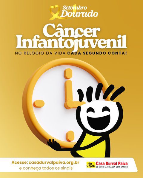 Casa Durval Paiva promove lançamento da campanha que alerta sobre a importância do diagnóstico precoce do câncer infantojuvenil