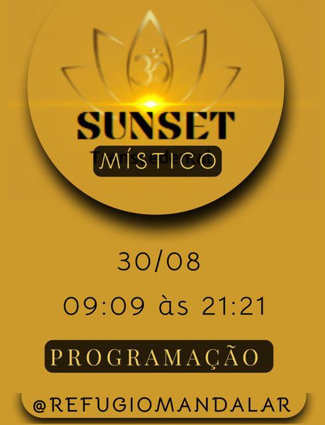 1º Sunset Místico do Refúgio Mandalar acontece neste sábado (30), veja programação