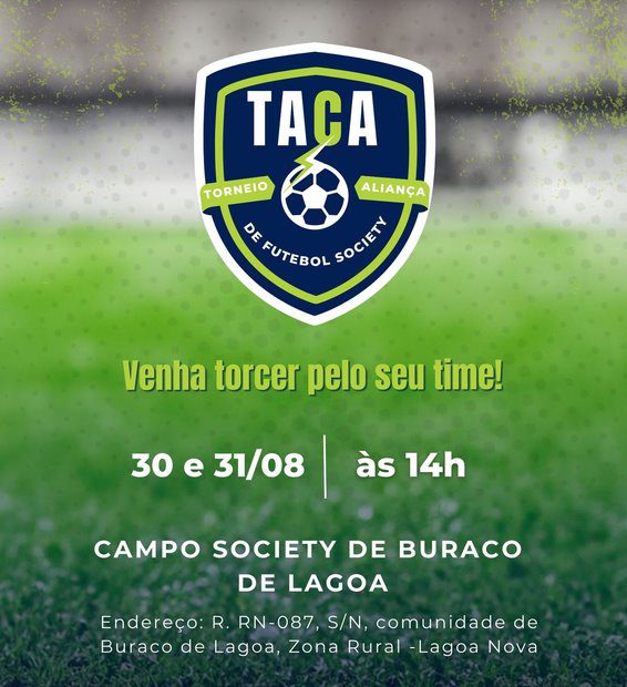 Município de Lagoa Nova recebe 1ª Taça Aliança de Futebol