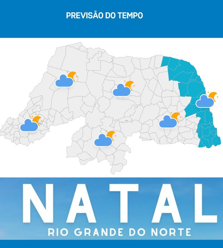 Previsão do tempo em Natal nesta sexta-feira (17)
