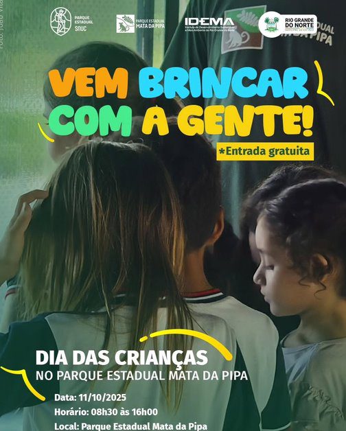 Mata da Pipa celebra o Dia das Crianças com programação educativa e divertida
