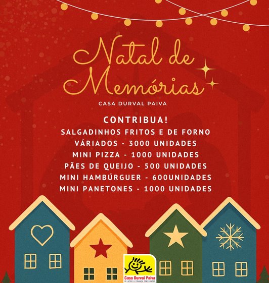 Doe e transforme vidas: participe do “Natal de Memórias” da Casa Durval Paiva